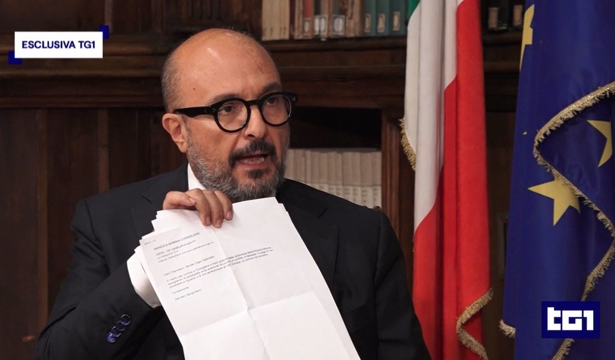 Boccia Gate, the broken voice of Minister Sangiuliano on Tg1: “We had a relationship. I apologize to my wife and to Prime Minister Meloni” – The video